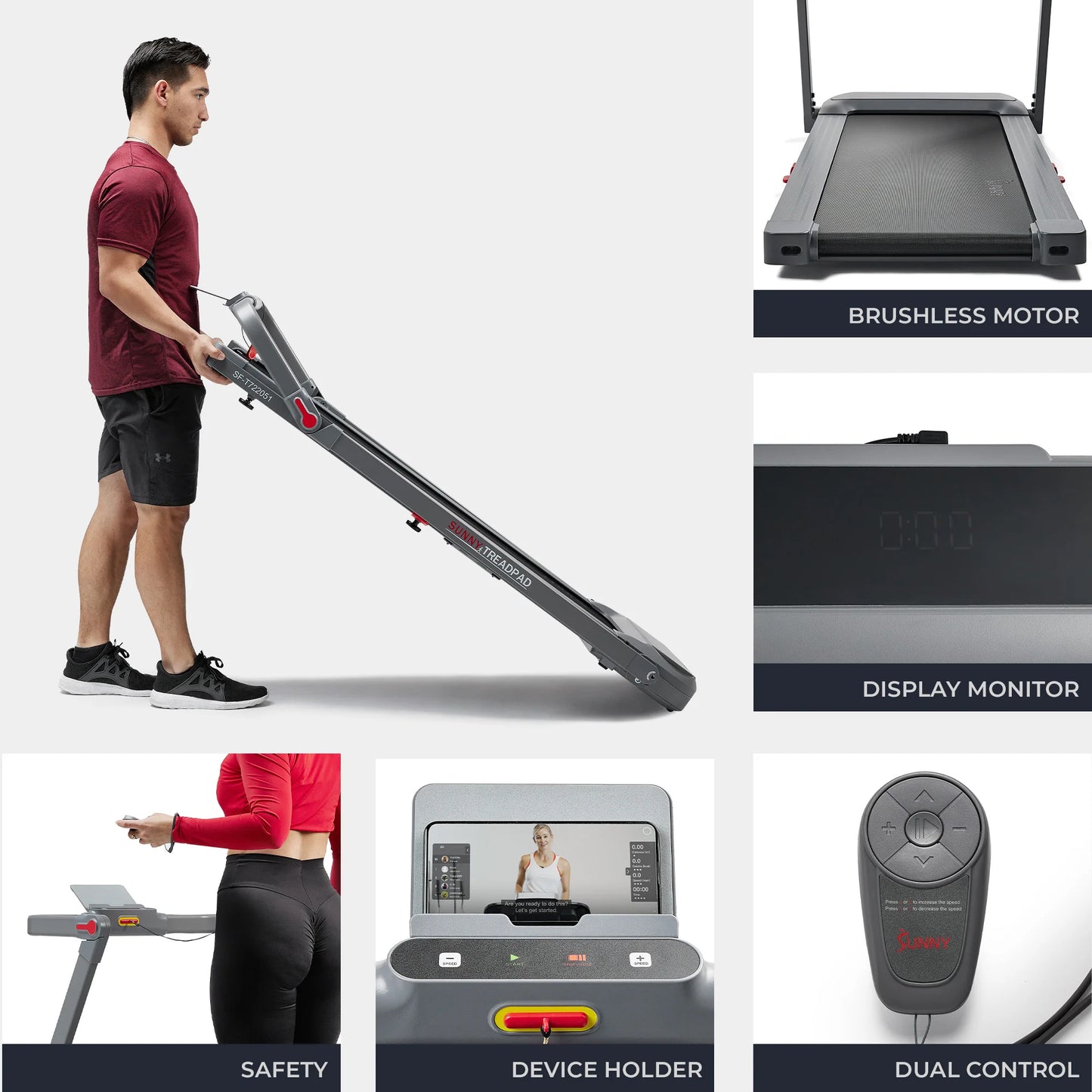 Compact Foldable Treadmill | Quiet Home Treadmill|Active Life Movement