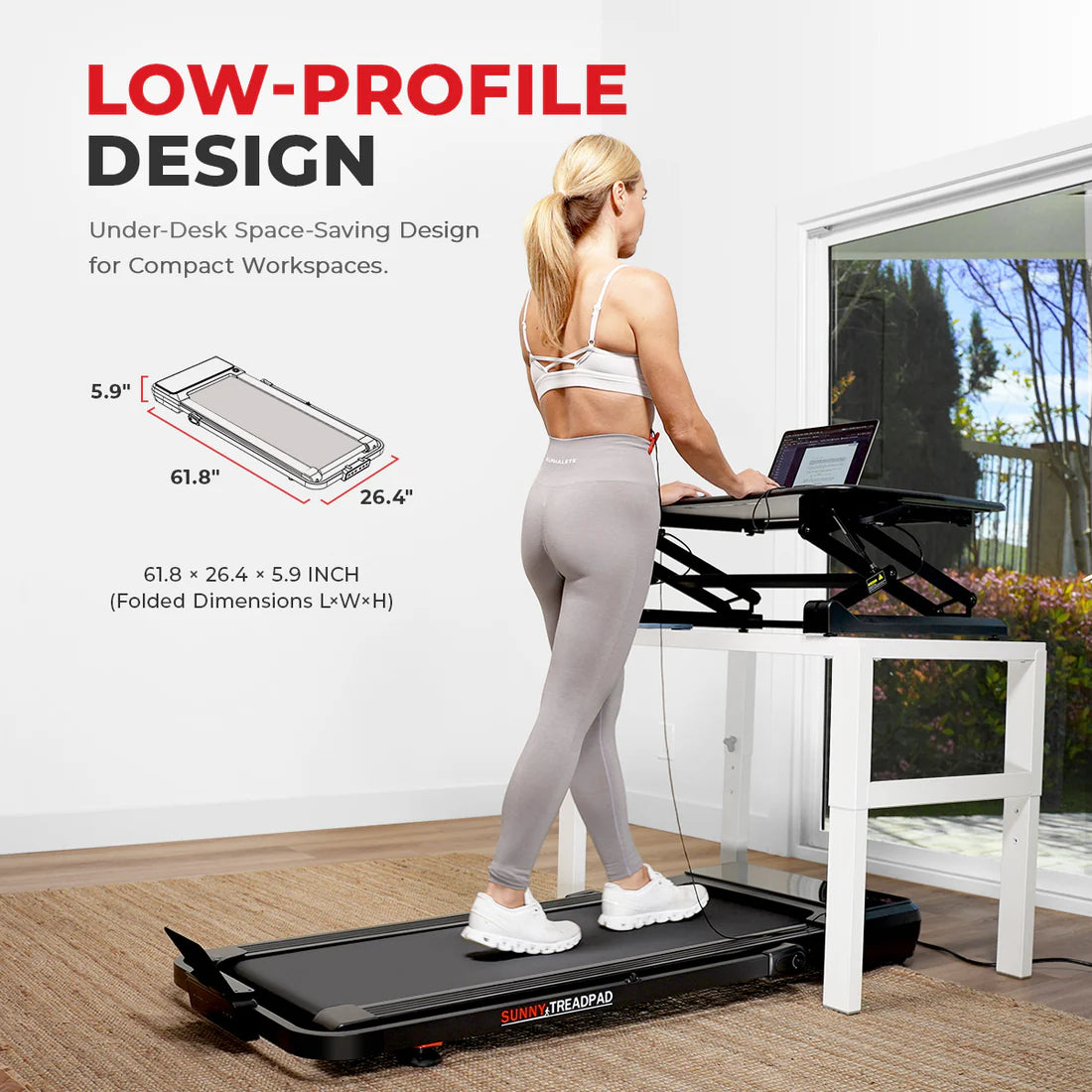 Compact Incline Treadmill | Treadpad Treadmill | Active Life Movement