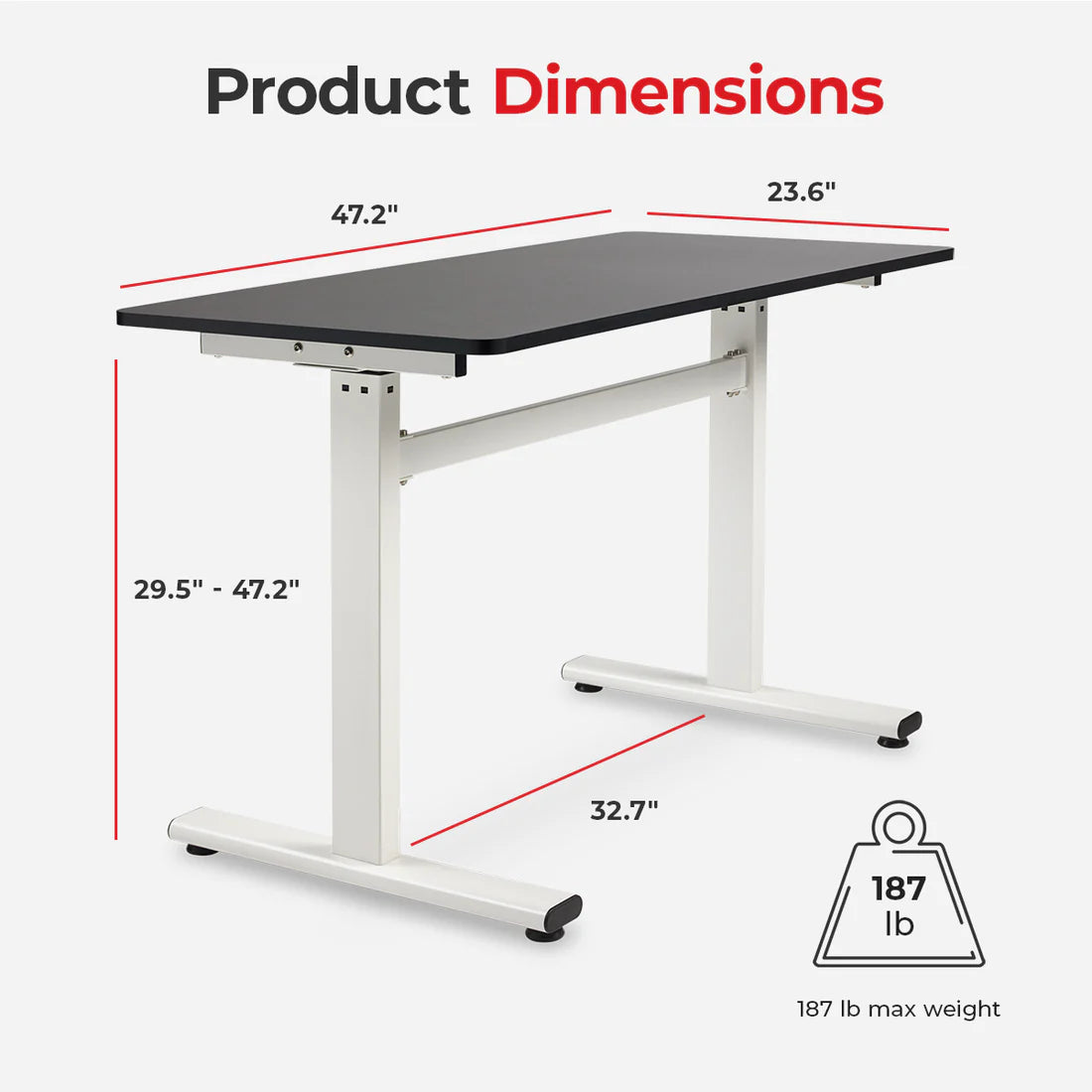 Multi-Purpose Air-Drive Adjustable Standing Desk