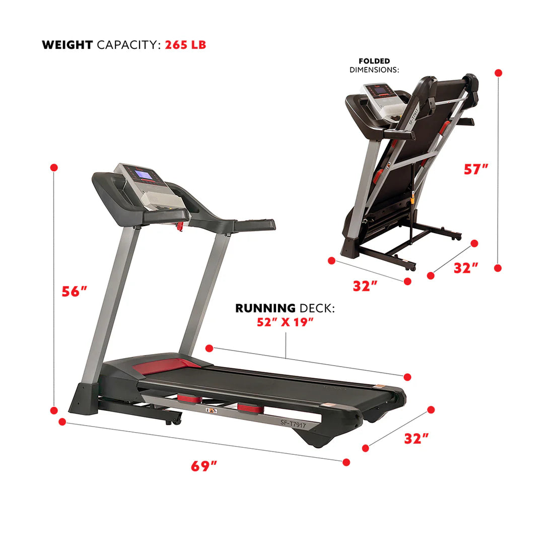 Electric Folding Performance Treadmill